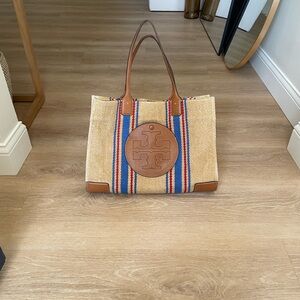 Tory Burch Ella Stripe Tote